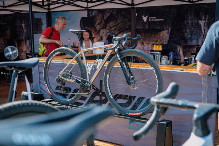 Bei manchen Bikes war der Konzept-Status noch deutlicher erkennbar. Wie hier bei Berria.