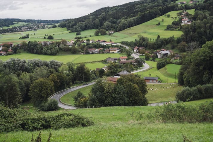 Shades of Speed: The roads on the Upper Bavarian track are soaking wet 