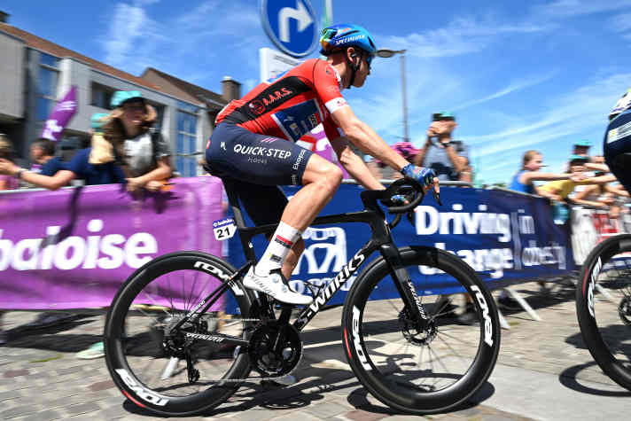 Tim Merlier auf einem neuen Tarmac SL9: Wird wohl pünktlich zum Tour-Start offiziell