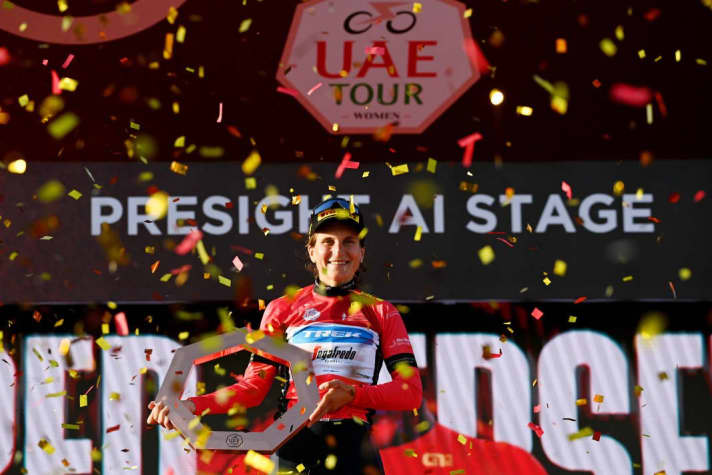 Italian Elisa Longo Borghini won the UAE Tour in the 2023 season