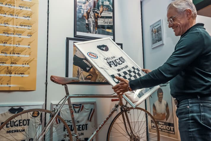 Geschenk von der Tante: Das legendäre Peugeot-­Trikot von 1978