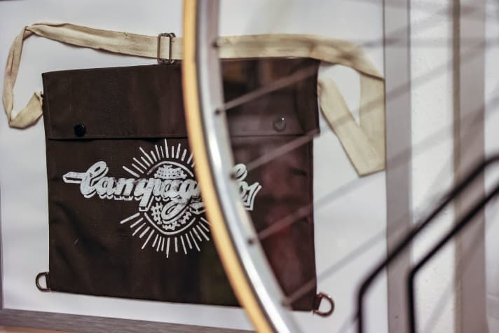 Verpflegungsbeutel von Campagnolo aus den 1950er-Jahren