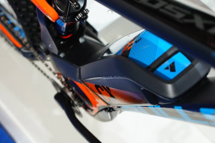   The new Bosch integration from Bulls - here on the Six 50 + E FS 3.