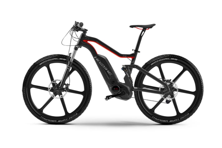 At 14999 euros, the Haibike Xduro FullSeven Carbon Ultimate is the most expensive bike in the world in 2016.
