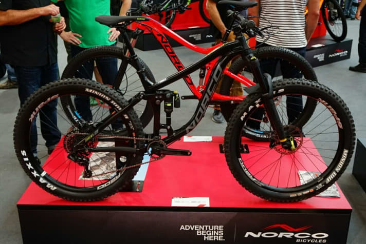   The Norco Torrent FS A7.1 is the top model among the Plus bikes from the Canadians.