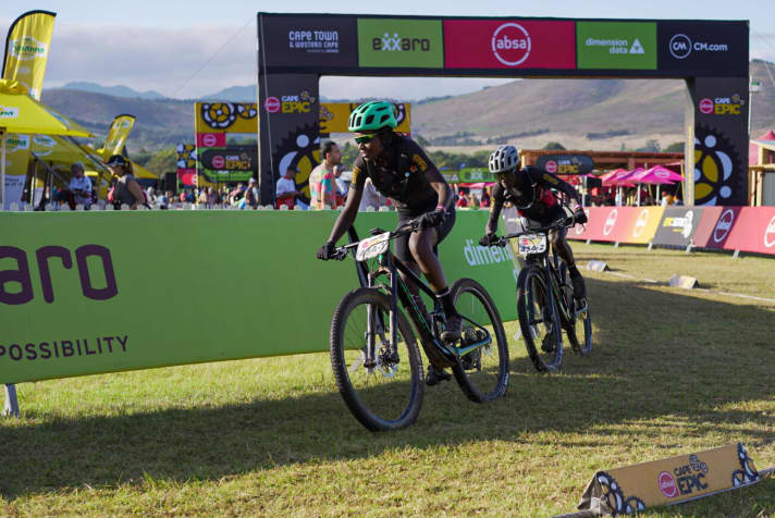   First endurance test: The Factor Lando XC helped the African Amani mixed team to fourth place in the mixed team category at this year's Cape Epic.