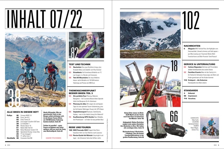   Inhalt: All Mountains ab 3000 Euro im Vergleich – dazu Teil 3 unserer Serie "Besser biken" mit Tipps zu Touren-Planung, Material und Navigation – jetzt die neue <a href="https://www.delius-klasing.de/bike-lesen-wie-ich-will" target="_blank" rel="noopener noreferrer">BIKE lesen!</a>