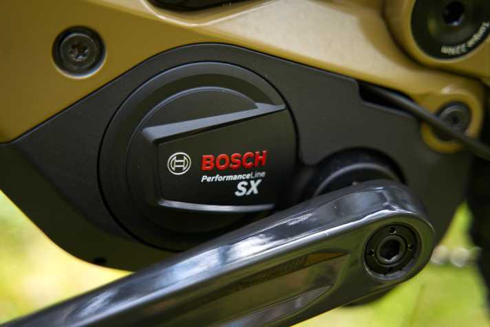 The Bosch SX drives the Crossworx.