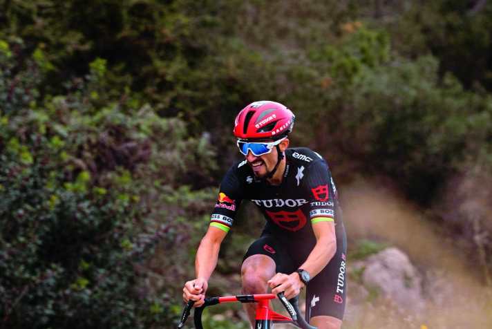 New double lead: Swiss rider Marc Hirschi and two-time road world champion Julian Alaphilippe (pictured) are the prominent new additions for the 2025 season.