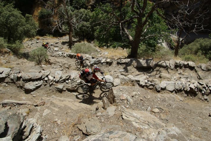   Die Abfahrt nach Andarax führt in eines der schönsten Täler.