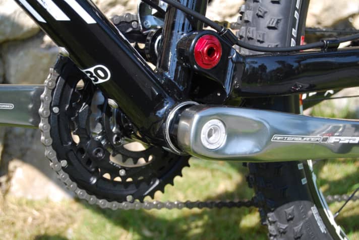   Systemintegration ist Cannondales Schlüssel zum Leichtbau, der BB30-Innenlagerstandard versteift den Tretlagerbereich zusätzlich und findet sich darum an sehr vielen Modellen.