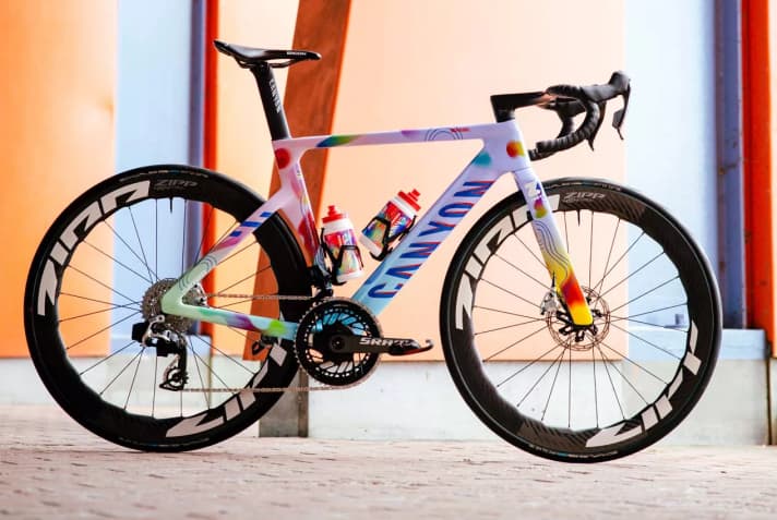 The customised dream bike can be configured via the Canyon website or the Canyon app.