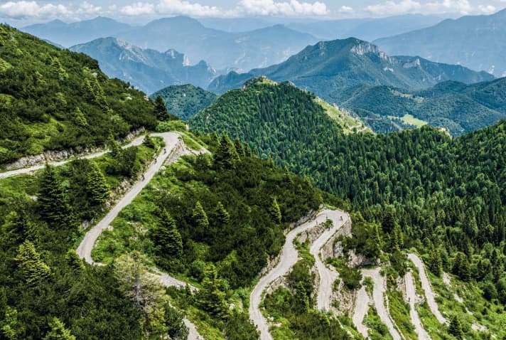 Der Gavia-Pass gehört zur Königsetappe 2023.