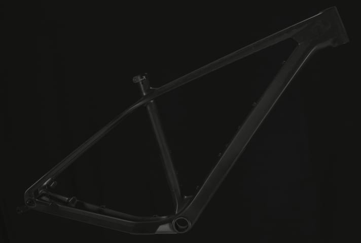   Laut Radon soll der Rahmen des neuen Jealous nur 890 Gramm auf die Waage bringen.