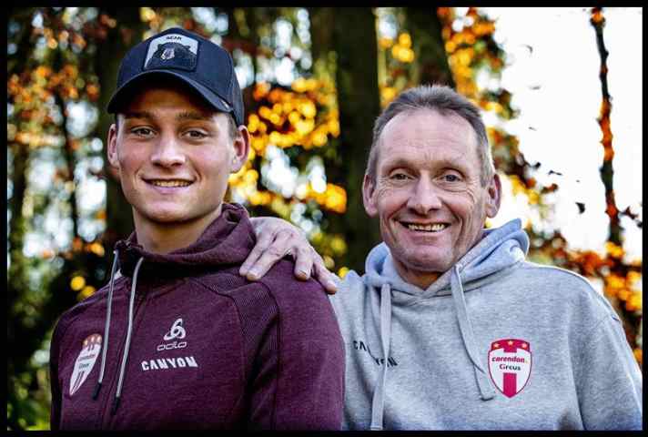 Mathieu van der Poel and his father Adrie