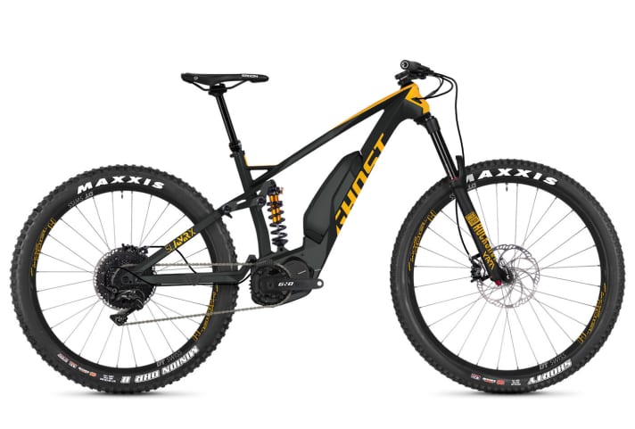   Only the SL AMR X S5.7+ features the Cane Creek DB inline shock. The Rock Shox Super Deluxe Coil is used on all other bikes in the new Ghost E-MTB range.