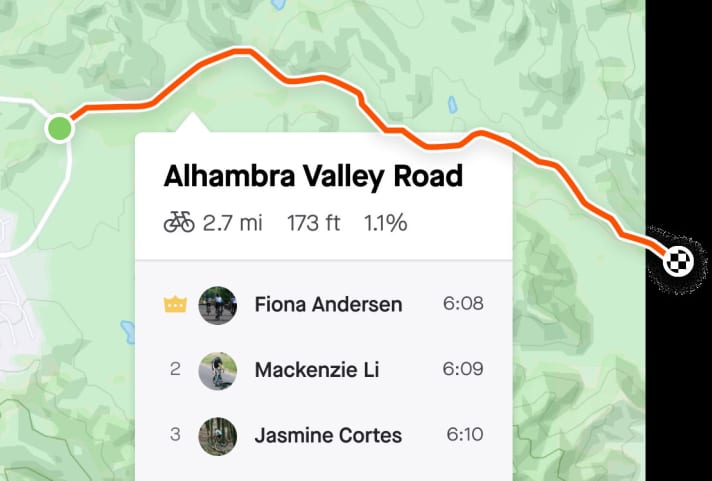   In der Basis-Version von Strava sind zukünftig bei Segmenten nur noch die Top10-Listen sichtbar. In der Bezahlvariante, die nicht mehr Summit heißt, kann man auch weiterhin die Bestenlisten filtern und alle Platzierten einsehen.