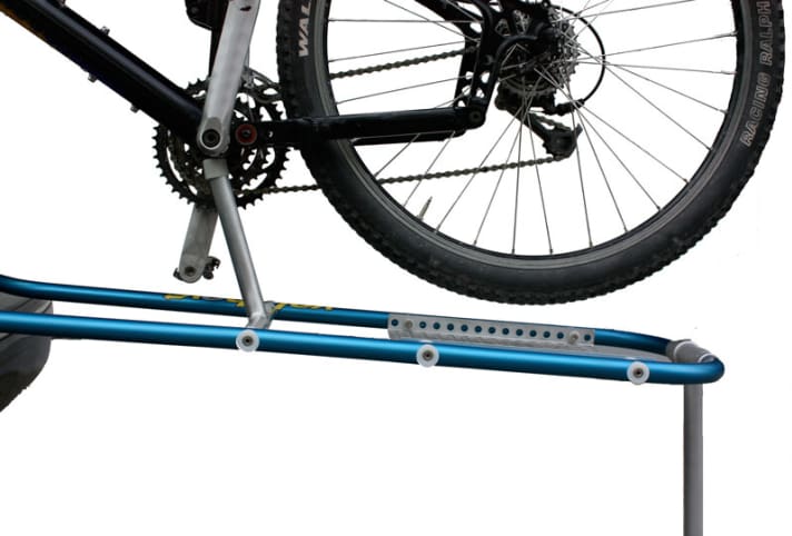   When folded out, the Veloboy serves as an assembly stand