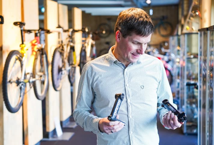   When Dirk Zedler gives a tour of the museum, he is in his element. He has a story to tell about every bike and every part.
