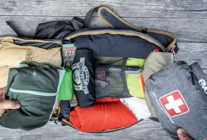 Geordnetes Chaos: Die verschiedenen Ebenen beim Packen.