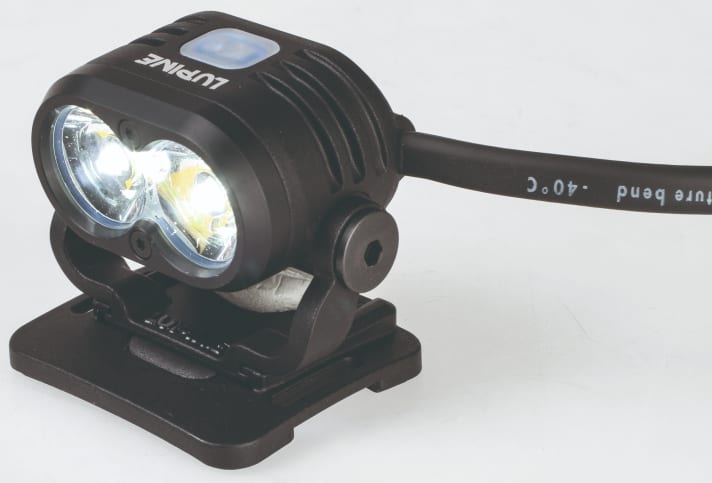 The absolute classic and still one of the best helmet lights on the market: Lupine's Piko in its current version