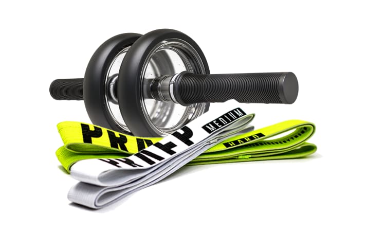 The abdominal muscle roller.