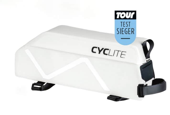 Vainqueur du test des sacoches pour tubes supérieurs : Sacoche pour tubes supérieurs Cyclite