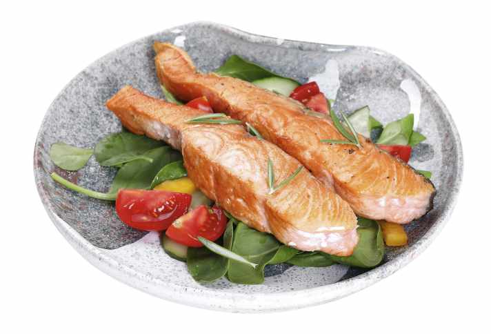 Lachs steuert zum idealen Energie-Mix viel Protein bei