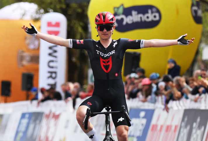 Dès la deuxième étape du Tour des Alpes de l'année dernière, Michael Storer a réalisé le temps décisif pour se retrouver tout en haut de la course.