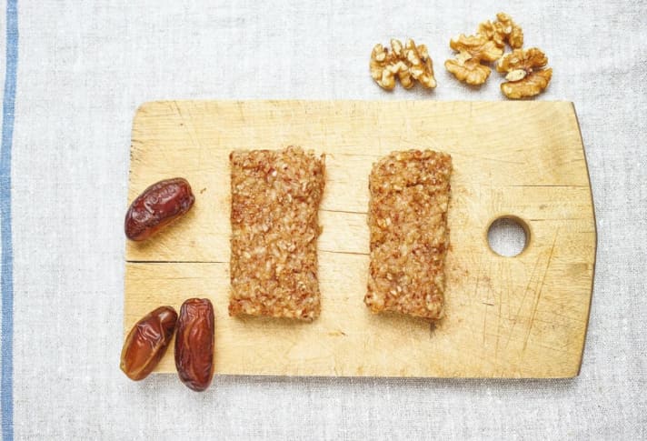   Schnell verdaulich: Der Fruchtriegel eignet sich sowohl für intensives Training als auch für Marathons.