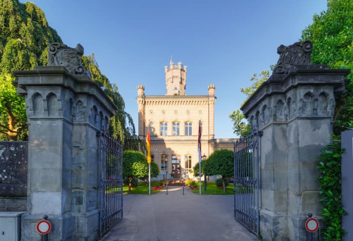 The landmark of Langenargen: Montfort Castle.