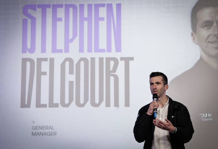 Anziehungskraft: Stephen Delcourt, Teamchef von FDJ-Suez, hat das Interesse von Topsponsoren geweck - der Auftritt seiner Rennfahrerinnen in der Toskana war weitere Werbung