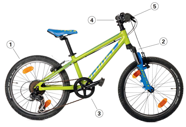 Tuning children's bikes is particularly worthwhile at these five points.