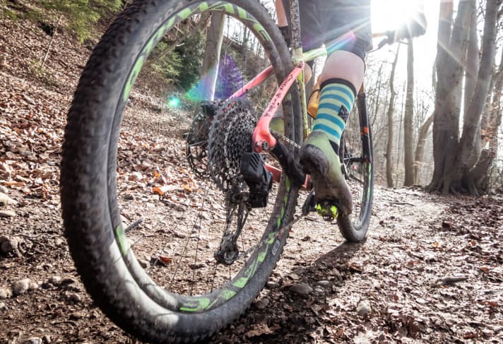 Relaxed full throttle: The AXS technology makes a mature impression.