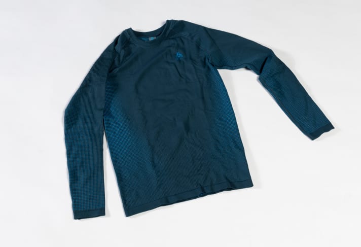 Baselayer von Odlo mit isolierender Waffelstruktur