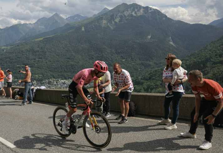 Ben Healy put in a strong performance on stage 14. In the end, it wasn't quite enough for the stage win