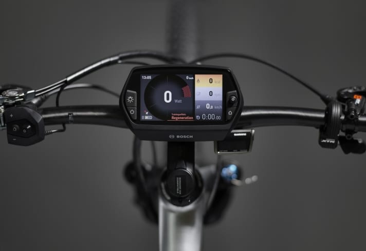   The Bosch Nyon display provides the rider with sufficient data at all times.