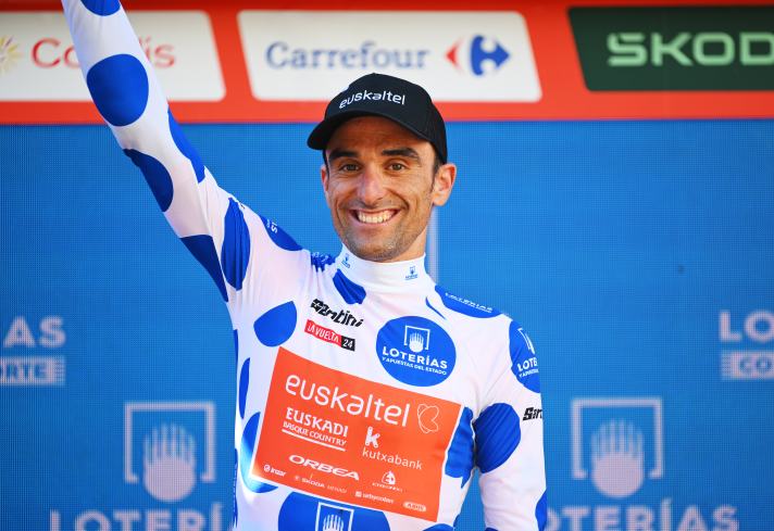Luis Angel Mate now leads the mountain classification