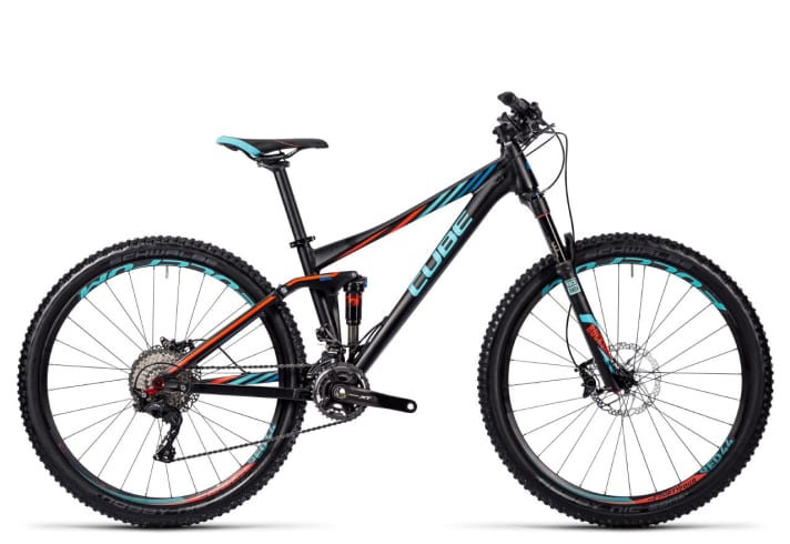 The WLS models mark the bikes for women at Cube - like here the Sting WLS 120 Race.