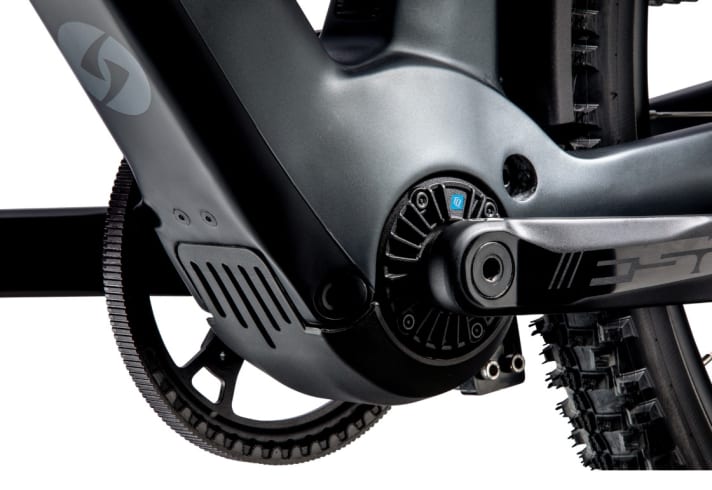 Leichter Mittelmotor von TQ im Simplon Silkcarbon