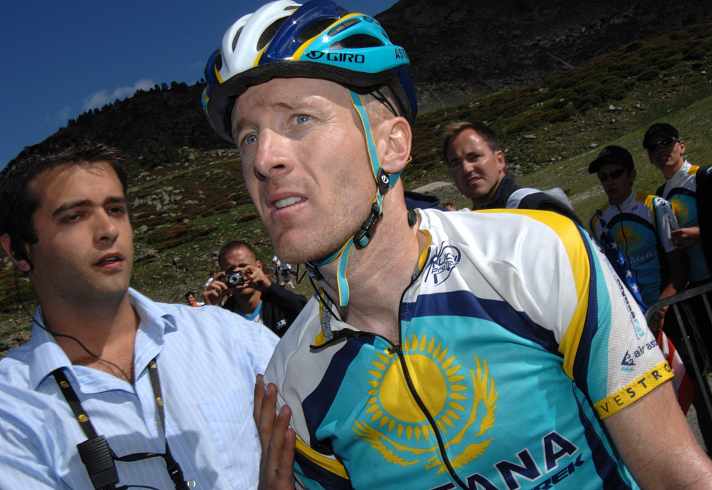 Levi Leipheimer had to leave the 2009 Tour de France after the 12th stage.