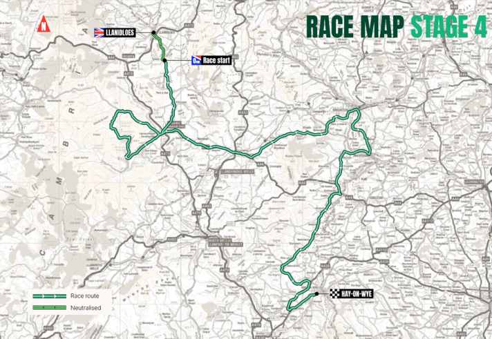 Die Strecke der 4. Etappe der Tour of Britain Women 2026