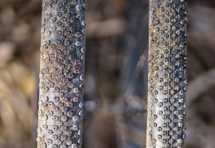 Wider tyres roll more easily.