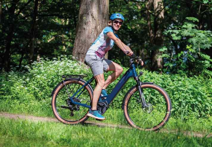 Full suspension is not required for most applications - the Kalkhoff saves a lot of weight.