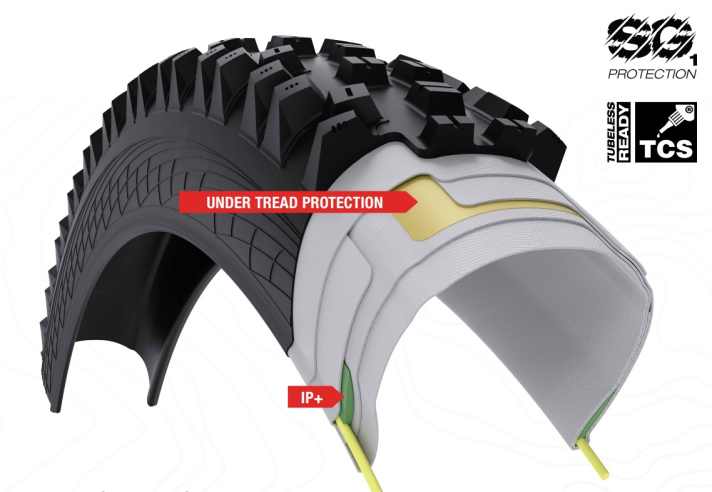 Vor allem unter der Lauffläche sowie an der Seitenwand sollen die Reifen deutlich robuster geworden sein