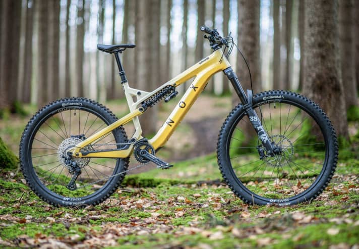 Nox Epium Enduro 7.1 Pro: 9199 euros // 20.95 kilograms // 29/27.5 inches (mullet) // 180 millimetres of travel.