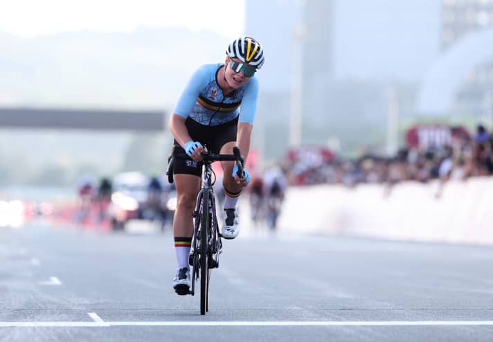  Lotte Kopecky will be largely on her own at the World Championship race