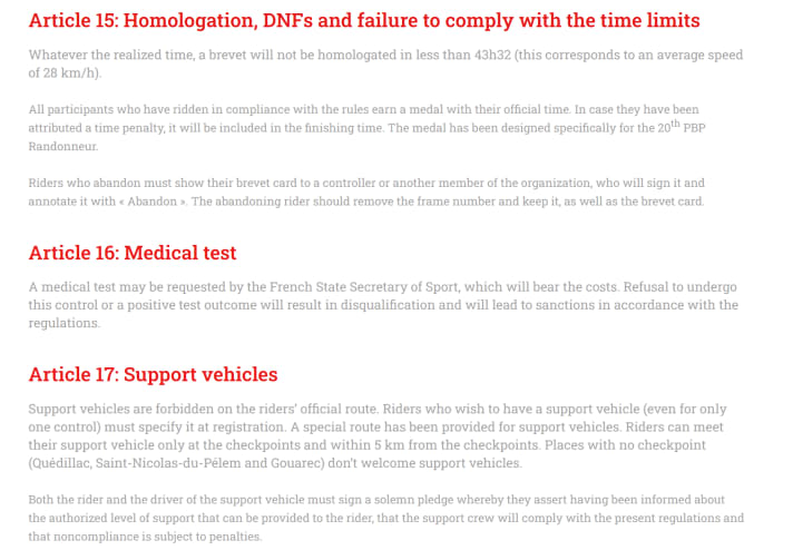 Reglement PBP mit Mindestzeit