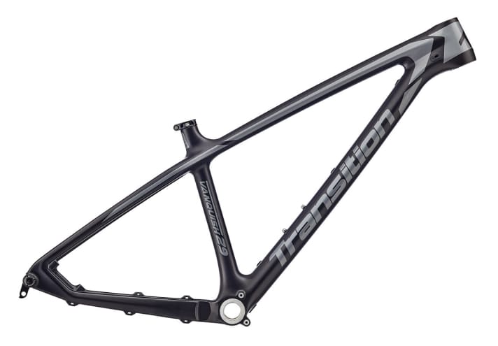   Transition Vanquish frame in Race Raw.