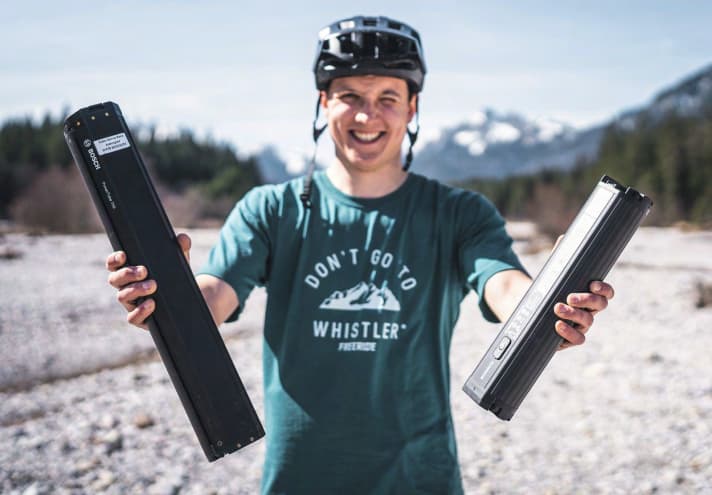 The batteries range from 500 to 900 watt hours.